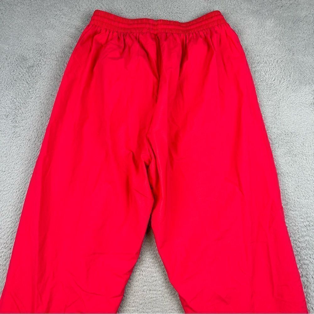 Mizuno Windbreaker Pants Adult Large Pink Swishy Drawstring Mesh Lined Nylon NEW - Picture 5 of 16